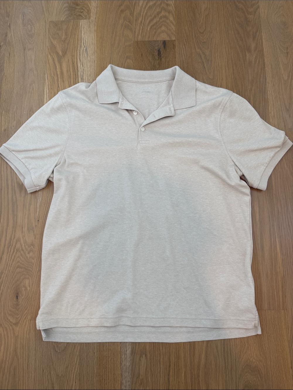 J. Crew Men's Polo Shirt - Light Beige